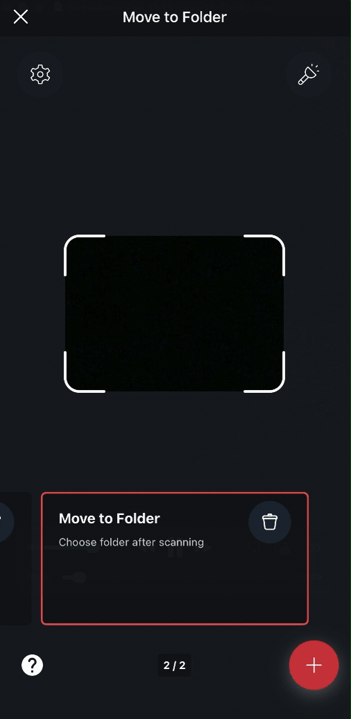GIF: tapping + to add a second Quick Action