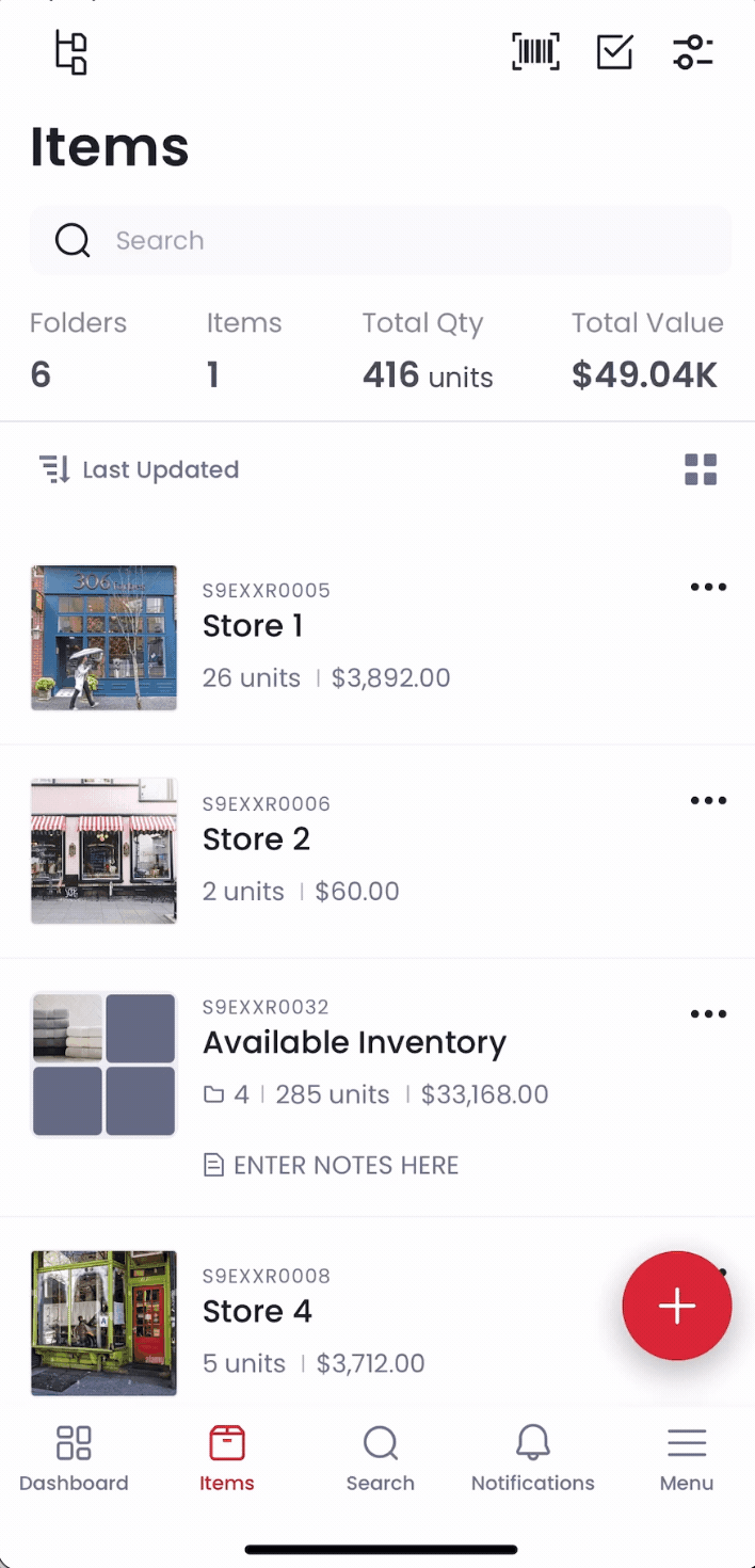 Opening Custom Fields on mobile