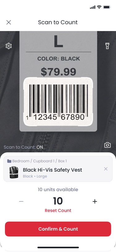 Confirm and Count